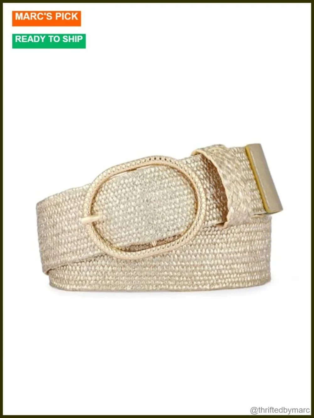 Stretchy Woven Straw Belt with Oval Buckle Elastic Belt for Dress Boho Waist